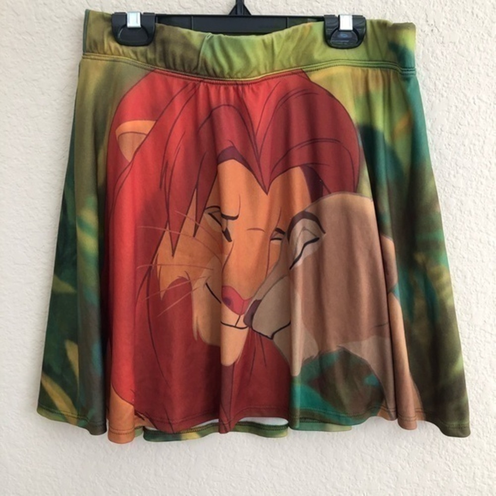 Disney Skirt Green Lion King Simba Nala Skirt